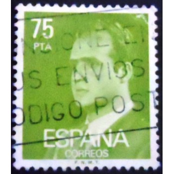 Imagem similar à do selo postal da Espanha de 1985 King Juan Carlos I 75