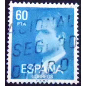 Imagem similar à do selo postal da Espanha de 1986 King Juan Carlos I 60