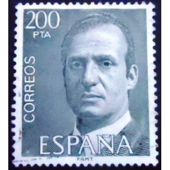 Imagem similar à do selo postal da Espanha de 1981 King Juan Carlos I 200