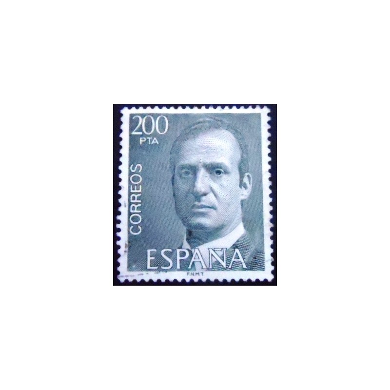 Imagem similar à do selo postal da Espanha de 1981 King Juan Carlos I 200