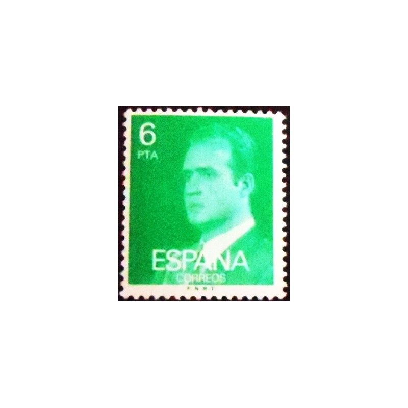 Imagem do selo postal da Espanha de 1977 King Juan Carlos I 6