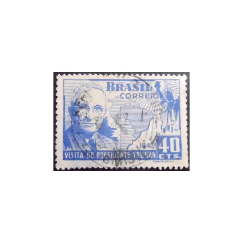 Imagem do selo postal de 1947 Harry Truman U