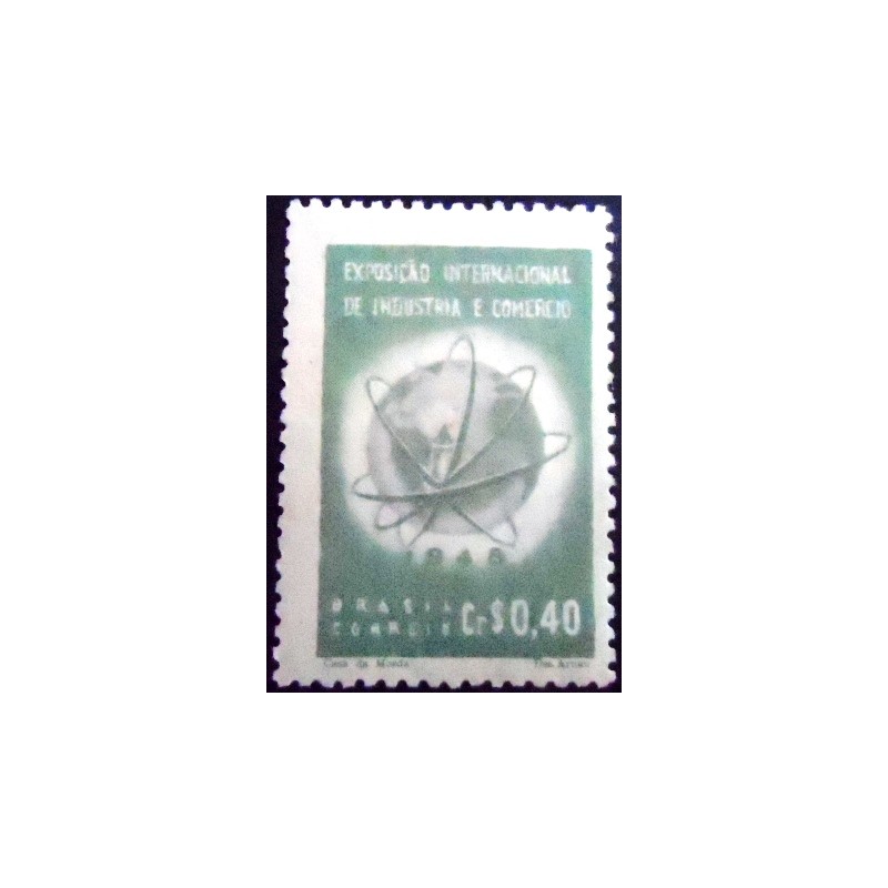 Imagem do selo postal de 1948 Exposição de Quitandinha N