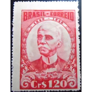 Imagem do selo postal do Brasil de 1949 Ruy Barbosa M