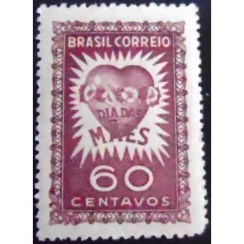 Selo postal de 1951 Dia das Mães M