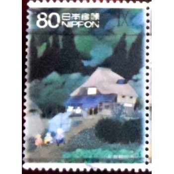 Selo postal do Japão de 2010 Sweet Old Home