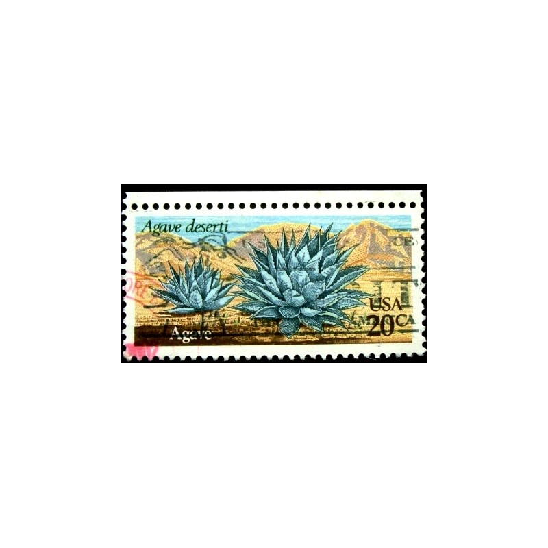 Selo postal dos Estados Unidos de 1981 Desert Plants:Agave