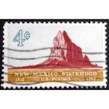 Selo postal dos Estados Unidos de 1962 50 Years New Mexico Statehood
