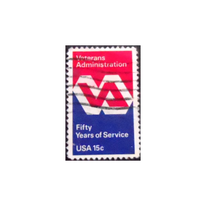 Selo postal dos Estados Unidos de 1980 Veterans Administration Emblem
