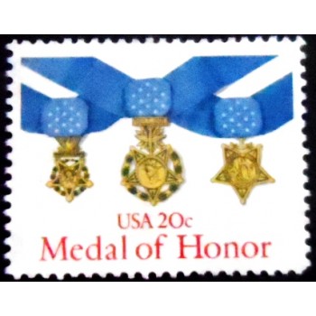Selo postal dos Estados Unidos de 1983 Three Medals of Honor