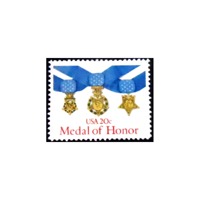 Selo postal dos Estados Unidos de 1983 Three Medals of Honor