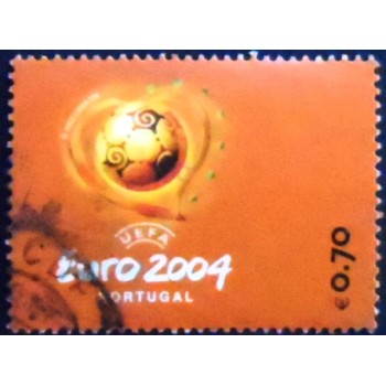 Selo postal de Portugal de 2003 Euro 2004