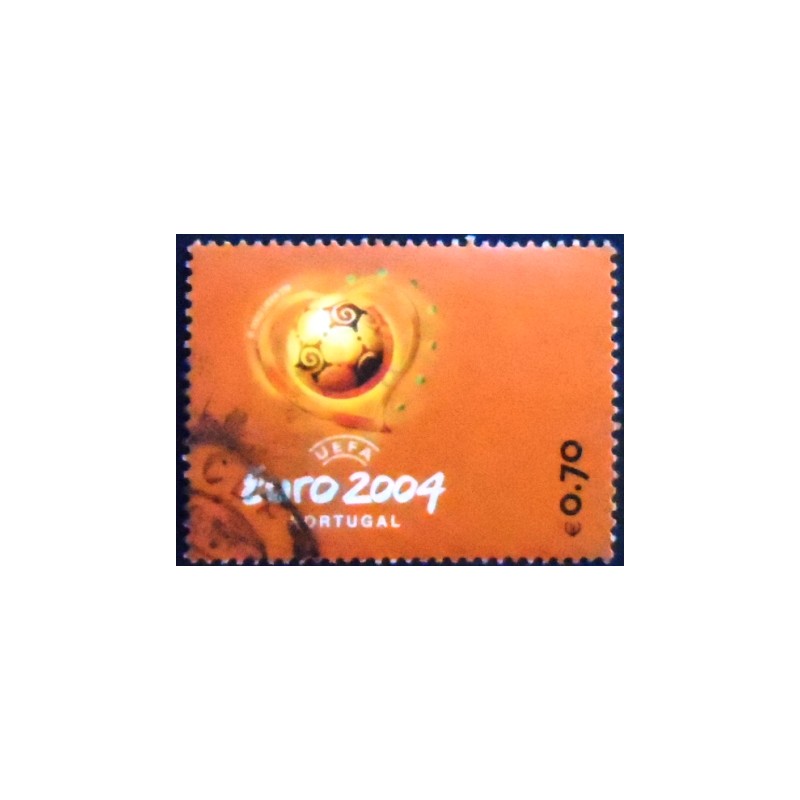 Selo postal de Portugal de 2003 Euro 2004