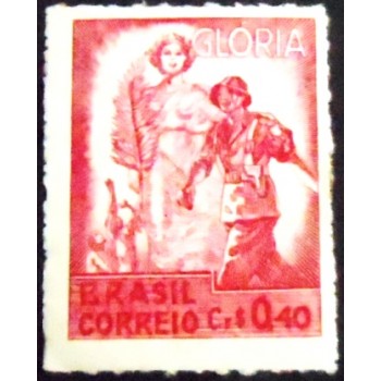 Imagem do selo postal do Brasil de 1945 Glória N