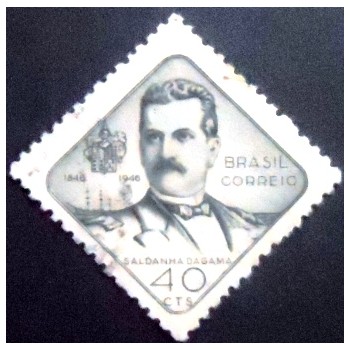 Imagem similar à do do selo postal de 1946 Almirante Saldanha da Gama U