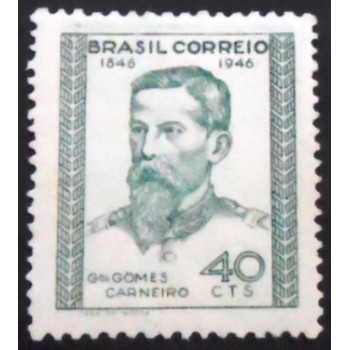 Imagem do selo postal de 1946 General Gomes Carneiro N