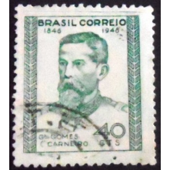 Imagem similar à do selo postal de 1946 General Gomes Carneiro U