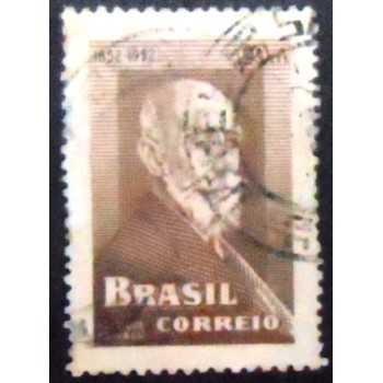 Imagem similar à do selo postal de 1952 Maestro Henrique Oswald U