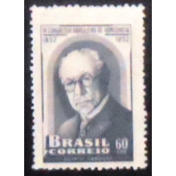 Selo postal de 1952 Licínio Cardoso M