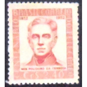 Imagem do selo postal de 1952 General Polidoro da Fonseca N