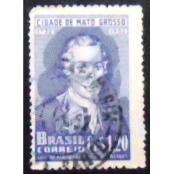 Imagem similar à do selo postal de 1952 Luís de Albuquerque