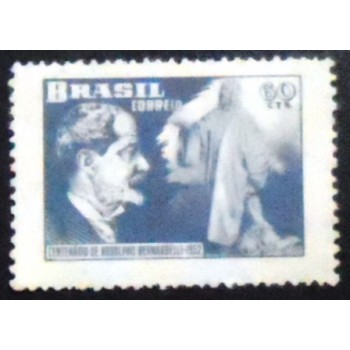 Imagem do selo postal de 1952 Rodolfo Bernardelli N