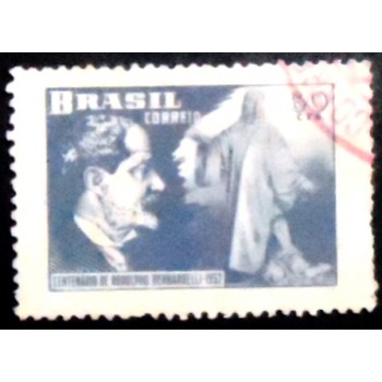 Imagem similar à do selo postal de 1952 Rodolfo Bernardelli U