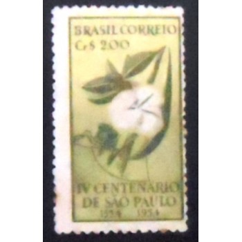 Imagem do selo postal de 1953 Flor de Café N