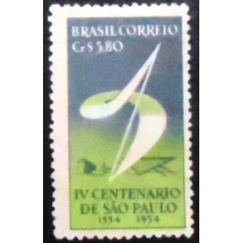 Imagem do selo postal de 1953 Símbolo 5,80 N