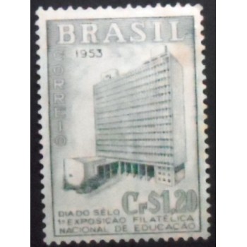 Imagem do selo postal de 1953 Dia do Selo N