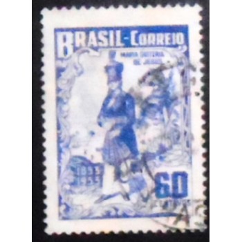 Imagem similar à do selo postal de 1953 Maria Quitéria de Jesus U