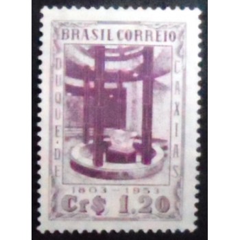 Selo postal de 1953 Mausoléu do Duque de Caxias M