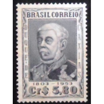 Selo postal de 1953 Duque de Caxias 5,80 M