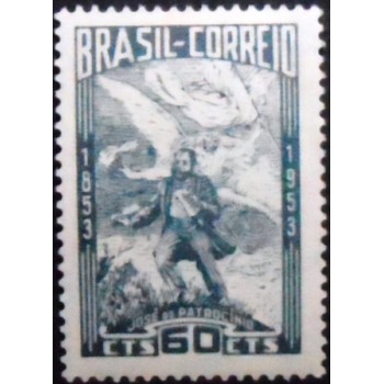 Selo postal de 1953 José do Patrocínio M