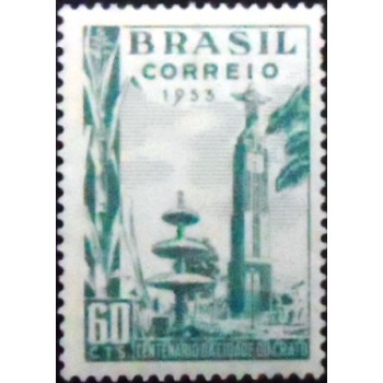 Selo postal de 1953 Centenário de Crato M