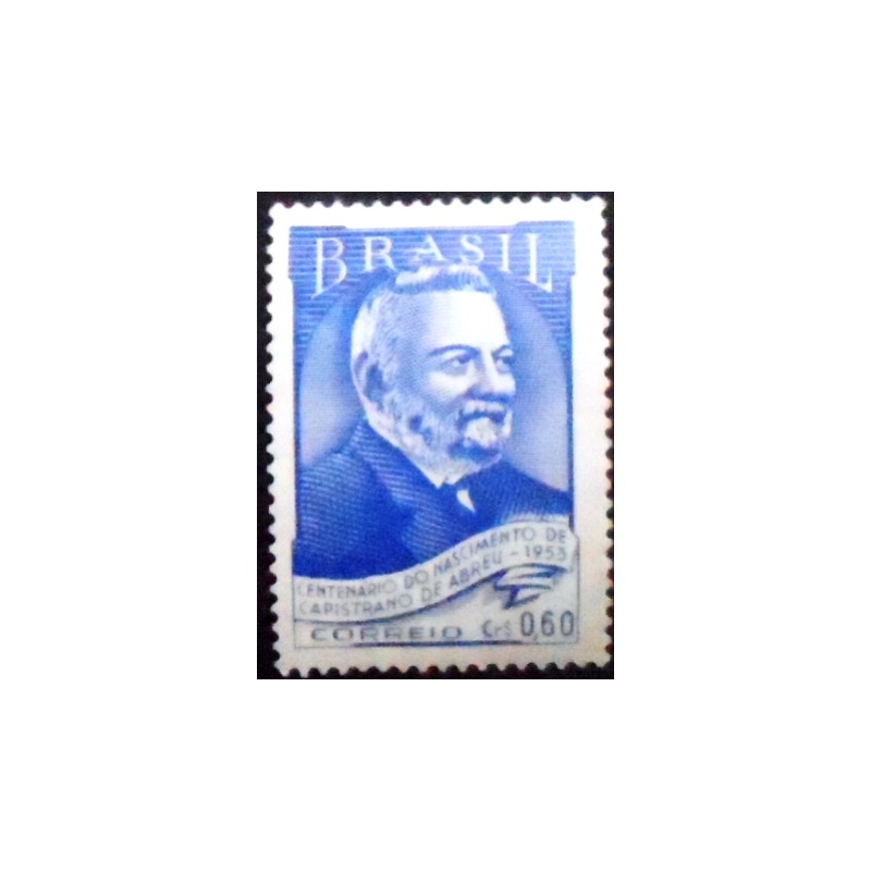 Selo postal de 1953  João Capistrano de Abreu 60 M