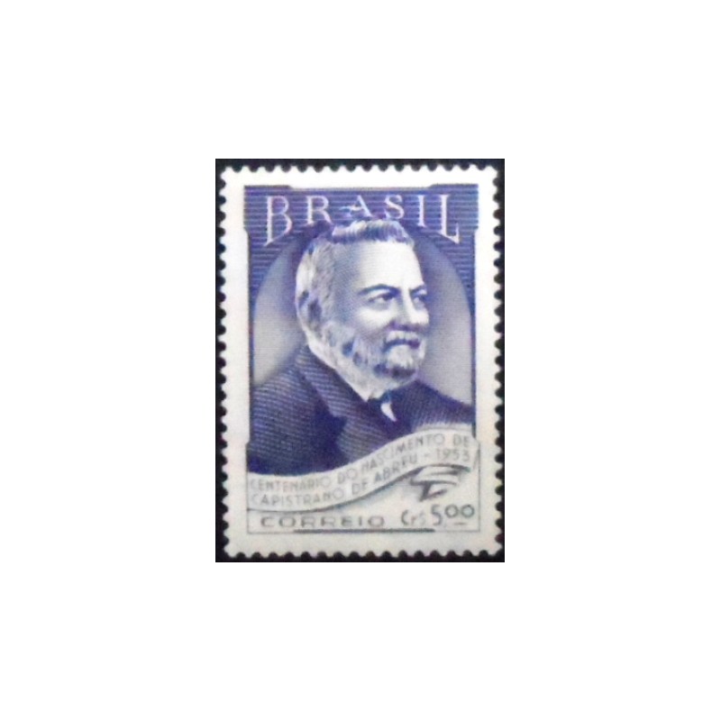 Selo postal de 1953 João Capistrano de Abreu 5 N