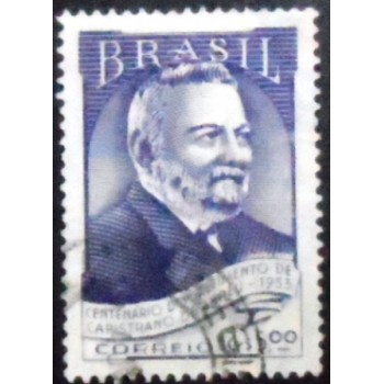 Imagem similar à do selo postal de 1953 João Capistrano de Abreu 5 U