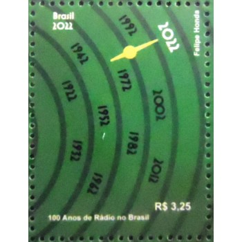 Imagem do selo postal do Brasil de 2022 Dial