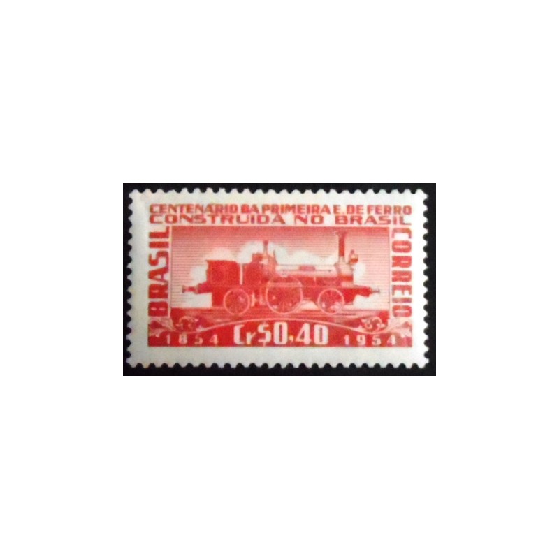 Imagem do selo postal do Brasil de 1954 Baronesa 1852 M