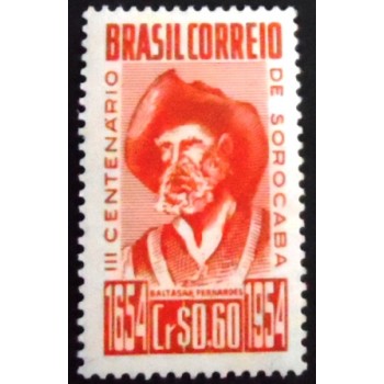 Imagem do selo postal de 1954 Baltasar Fernandes M