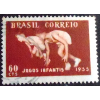 Imagem similar à do selo postal de 1955 5º Jogos Infantis U