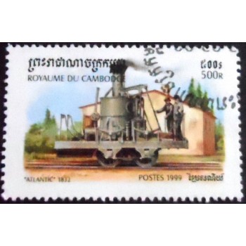 Imagem do selo postal do Cambodja de 1999 "Atlantic" 1832