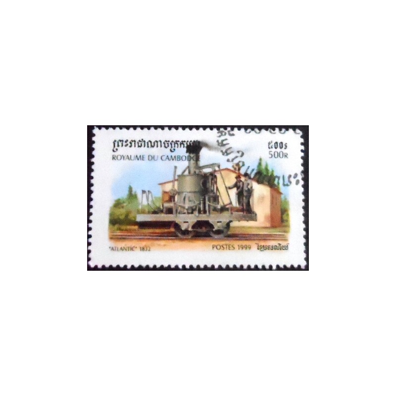 Imagem do selo postal do Cambodja de 1999 "Atlantic" 1832