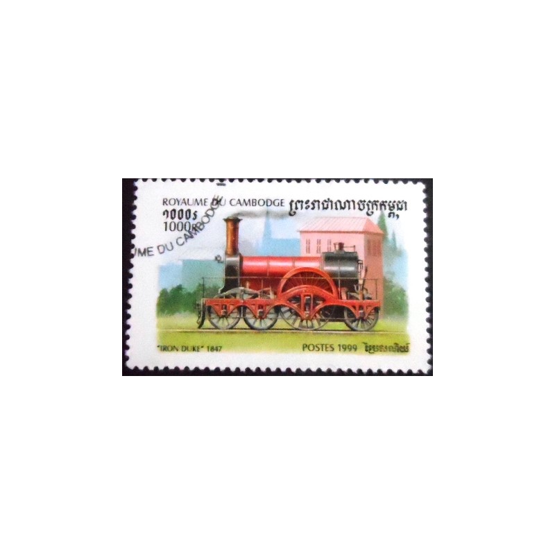 Imagem do selo postal do Cambodja de 1999 Iron Duke