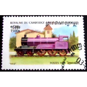 Imagem do selo postal do Cambodja de 1999 "4-6-0"