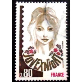 Imagem do selo postal da França de 1978 JUVEXNIORT