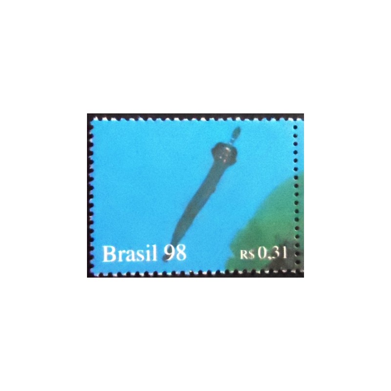 Imagem do selo postal do Brasil de 1998 Coral M