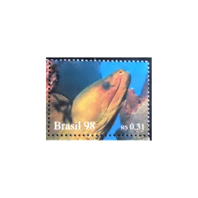 Imagem do selo postal do Brasil de 1998 Moray