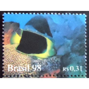 Selo postal do Brasil de 1998 Tamboril